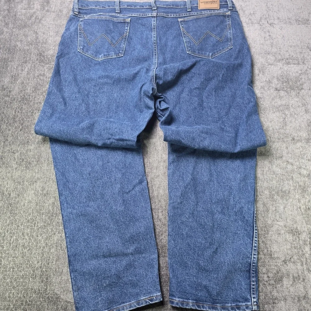 Wrangler Rugged Wear Jeans Mens 48x34 Big Tall Cowboy Rodeo Western Yeehaw Denim